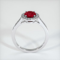 2.35 Ct. Ruby Ring, 10K White Gold 3