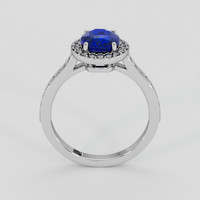 1.65 Ct. Blue Sapphire Ring, 10K White Gold 3