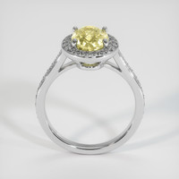 2.65 Ct. Yellow Sapphire Ring, 10K White Gold 3