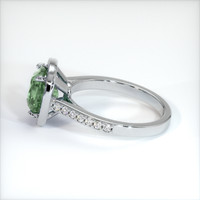 2.78 Ct. Green Sapphire Ring, 10K White Gold 4