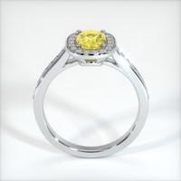 1.11 Ct. Yellow Sapphire Ring, 10K White Gold 3
