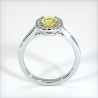 1.28 Ct. Yellow Sapphire Ring, 10K White Gold 3