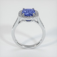 2.76 Ct. Sapphire Ring, 14K White Gold 3