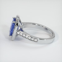 2.76 Ct. Sapphire Ring, 14K White Gold 4