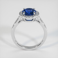 1.94 Ct. Blue Sapphire Ring, 14K White Gold 3