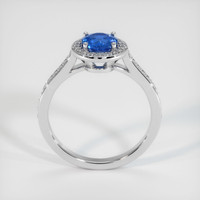 0.86 Ct. Sapphire Ring, 14K White Gold 3