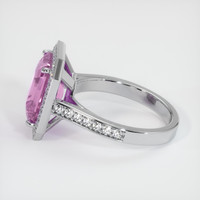 6.02 Ct. Sapphire Ring, 14K White Gold 4