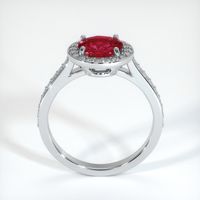 2.76 Ct. Ruby Ring, 14K White Gold 3