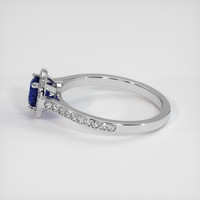 0.86 Ct. Sapphire Ring, 14K White Gold 4