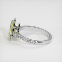 2.34 Ct. Sapphire Ring, 14K White Gold 4