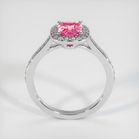 1.19 Ct. Pink Sapphire Ring, 14K White Gold 3