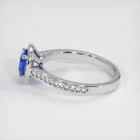 1.03 Ct. Sapphire Ring, 14K White Gold 4