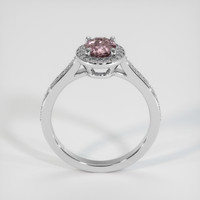 1.16 Ct. Pinkish Purple Sapphire Ring, 14K White Gold 3