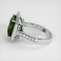 4.70 Ct. Sapphire Ring, 14K White Gold 4