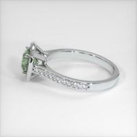 1.34 Ct. Sapphire Ring, 14K White Gold 4