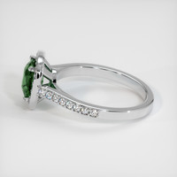 0.97 Ct. Sapphire Ring, 14K White Gold 4