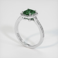 1.01 Ct. Sapphire Ring, 14K White Gold 2