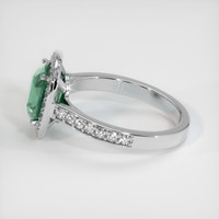 2.67 Ct. Sapphire Ring, 14K White Gold 4