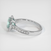 1.79 Ct. Sapphire Ring, 14K White Gold 4