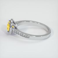 0.90 Ct. Sapphire Ring, 14K White Gold 4