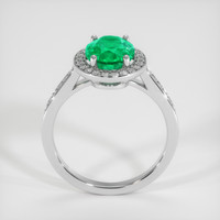 2.80 Ct. Emerald Ring, 18K White Gold 3