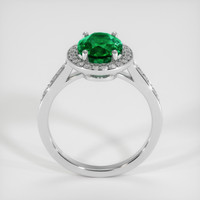 2.76 Ct. Emerald Ring, 18K White Gold 3