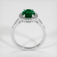 2.92 Ct. Emerald Ring, 18K White Gold 3