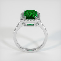 3.16 Ct. Emerald Ring, 18K White Gold 3