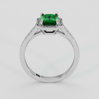 1.97 Ct. Tsavorite Garnet Ring, 18K White Gold 3