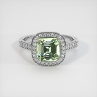 2.20 Ct. Gemstone Ring, 18K White Gold 1