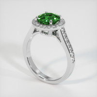 1.63 Ct. Gemstone Ring, 18K White Gold 2