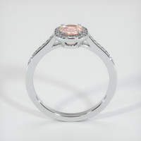0.60 Ct. Sapphire Ring, 18K White Gold 3