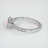 0.60 Ct. Sapphire Ring, 18K White Gold 4