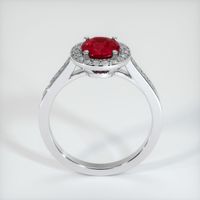 2.35 Ct. Ruby Ring, 18K White Gold 3