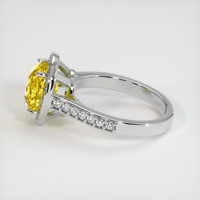 3.55 Ct. Sapphire Ring, 18K White Gold 4