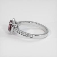 1.16 Ct. Sapphire Ring, 18K White Gold 4