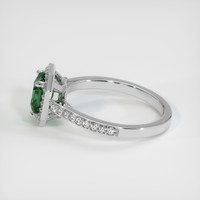 1.01 Ct. Sapphire Ring, 18K White Gold 4