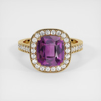 2.74 Ct. Purple Spinel Ring, 10K Yellow Gold 1