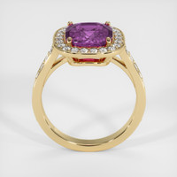 2.74 Ct. Purple Spinel Ring, 10K Yellow Gold 3
