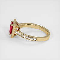 1.03 Ct. Ruby Ring, 10K Yellow Gold 4