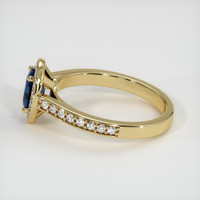 0.79 Ct. Sapphire Ring, 14K Yellow Gold 4