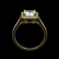 1.20 Ct. Gemstone Ring, 14K Yellow Gold 3