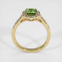 1.08 Ct. Green Sapphire Ring, 14K Yellow Gold 3