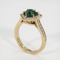 2.44 Ct. Sapphire Ring, 14K Yellow Gold 2