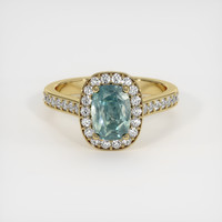 2.29 Ct. Sapphire Ring, 14K Yellow Gold 1