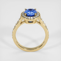 1.98 Ct. Blue Sapphire Ring, 18K Yellow Gold 3