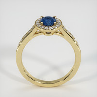 0.79 Ct. Sapphire Ring, 18K Yellow Gold 3