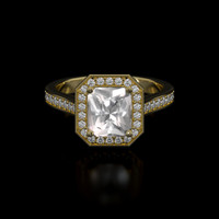 1.20 Ct. Gemstone Ring, 18K Yellow Gold 1