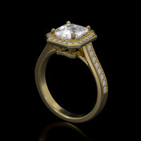 1.20 Ct. Gemstone Ring, 18K Yellow Gold 2