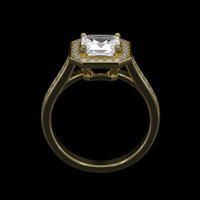 1.20 Ct. Gemstone Ring, 18K Yellow Gold 3